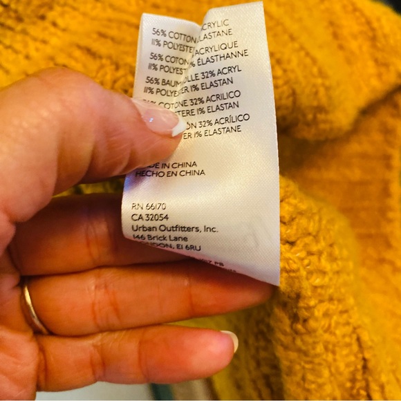 Anthropologie Pilcro Cowl Neck Sweater In Golden Rod - Picture 8 of 8